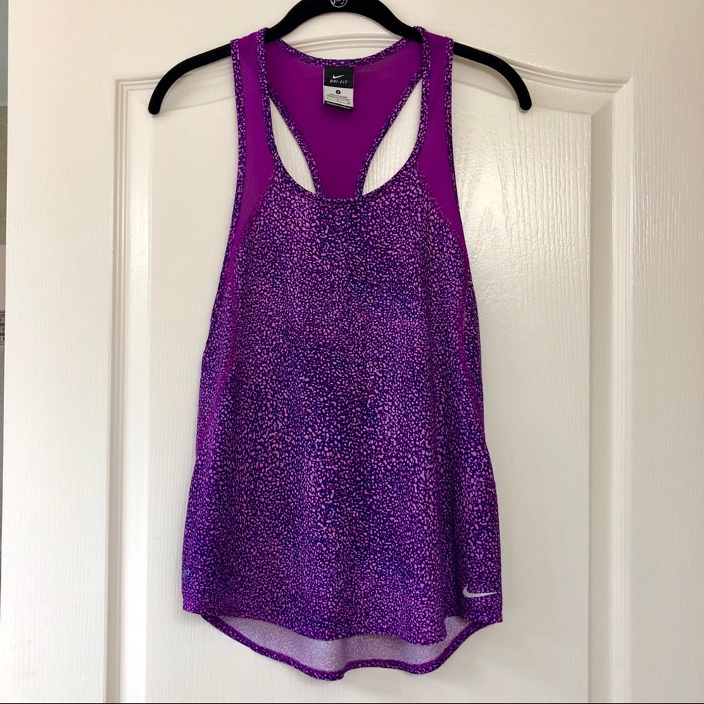 Nike Purple Dryfit Tank Top